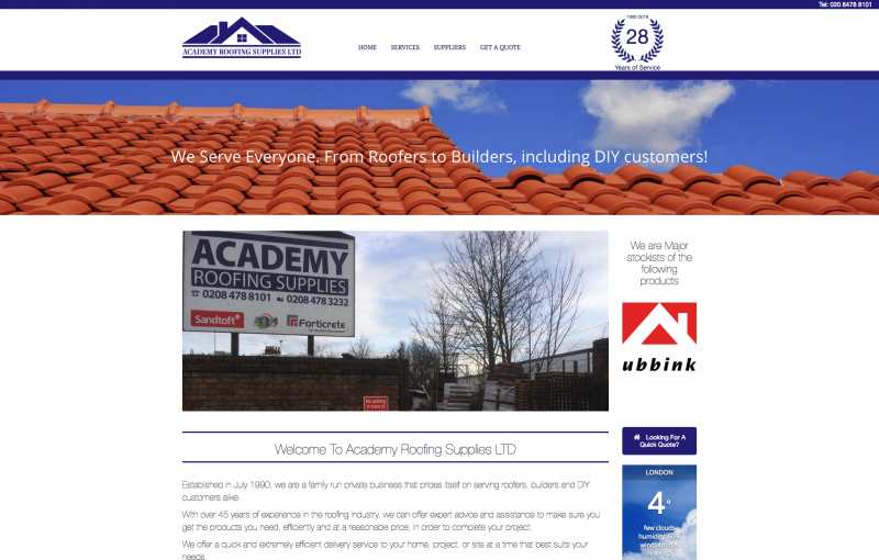 Academy Roofing Supplies