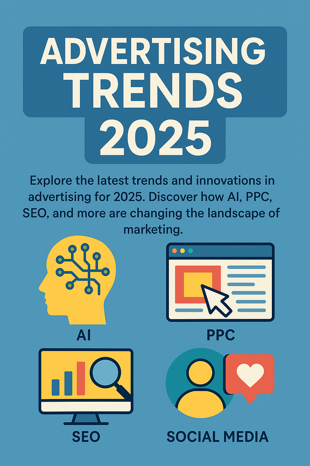 Explore the latest advertising trends for 2025 and how they can impact your marketing strategy. From AI to social media marketing, stay ahead of the curve with All Advertising.